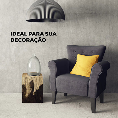 Capa de Almofada Suede Aveludada 40x40