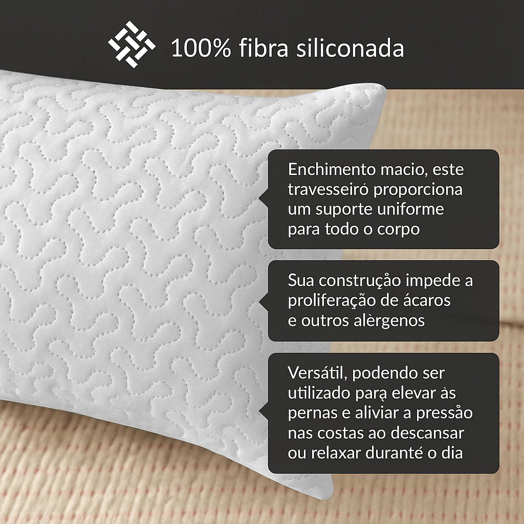 Travesseiro de Corpo Xuxão Antialérgico