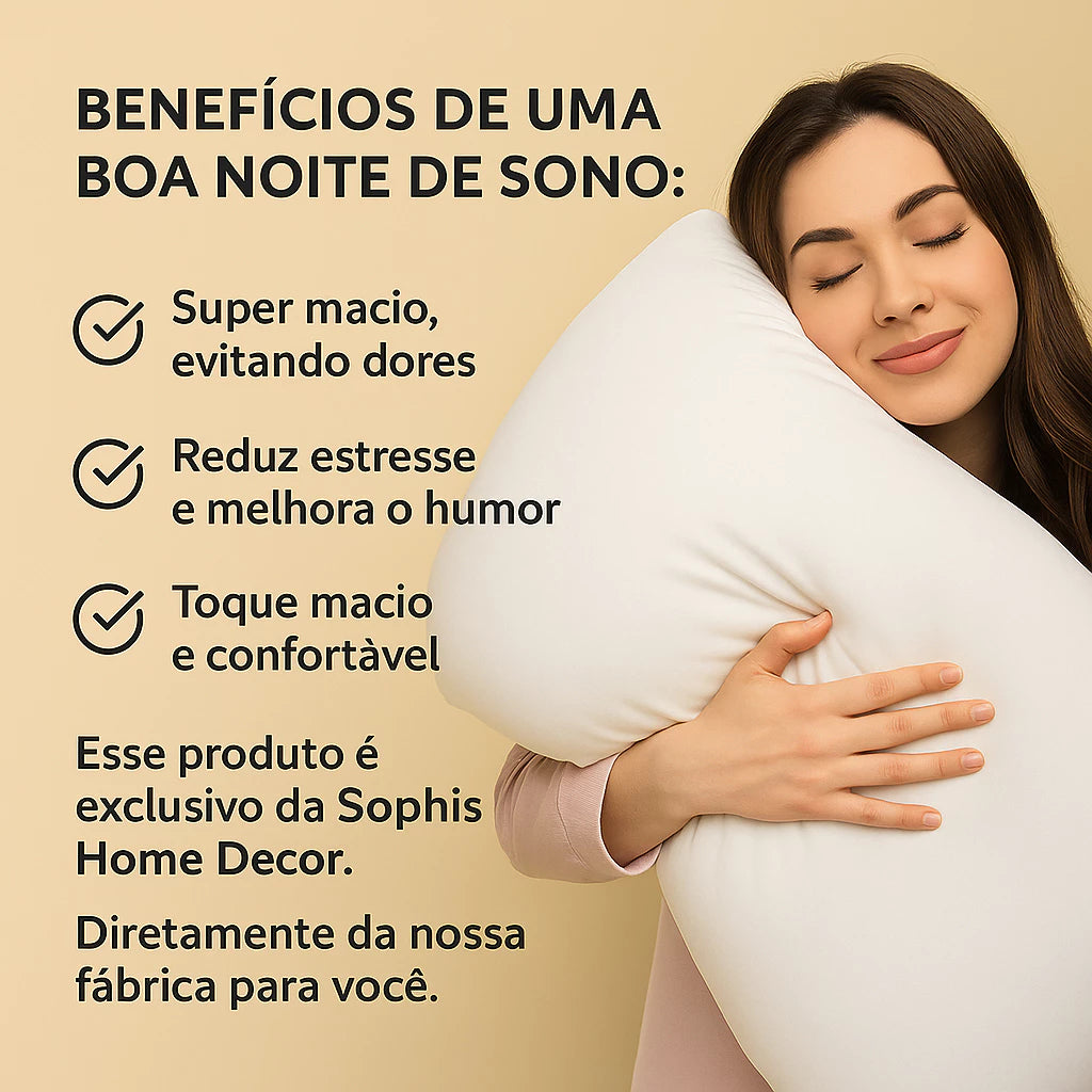 Travesseiro Matelado Fibra Siliconada Antialérgico 50x70