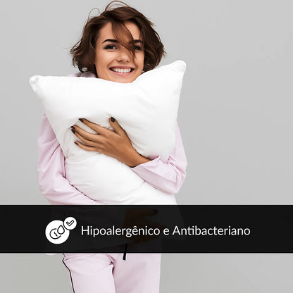 Travesseiro Matelado Fibra Siliconada Antialérgico 50x70